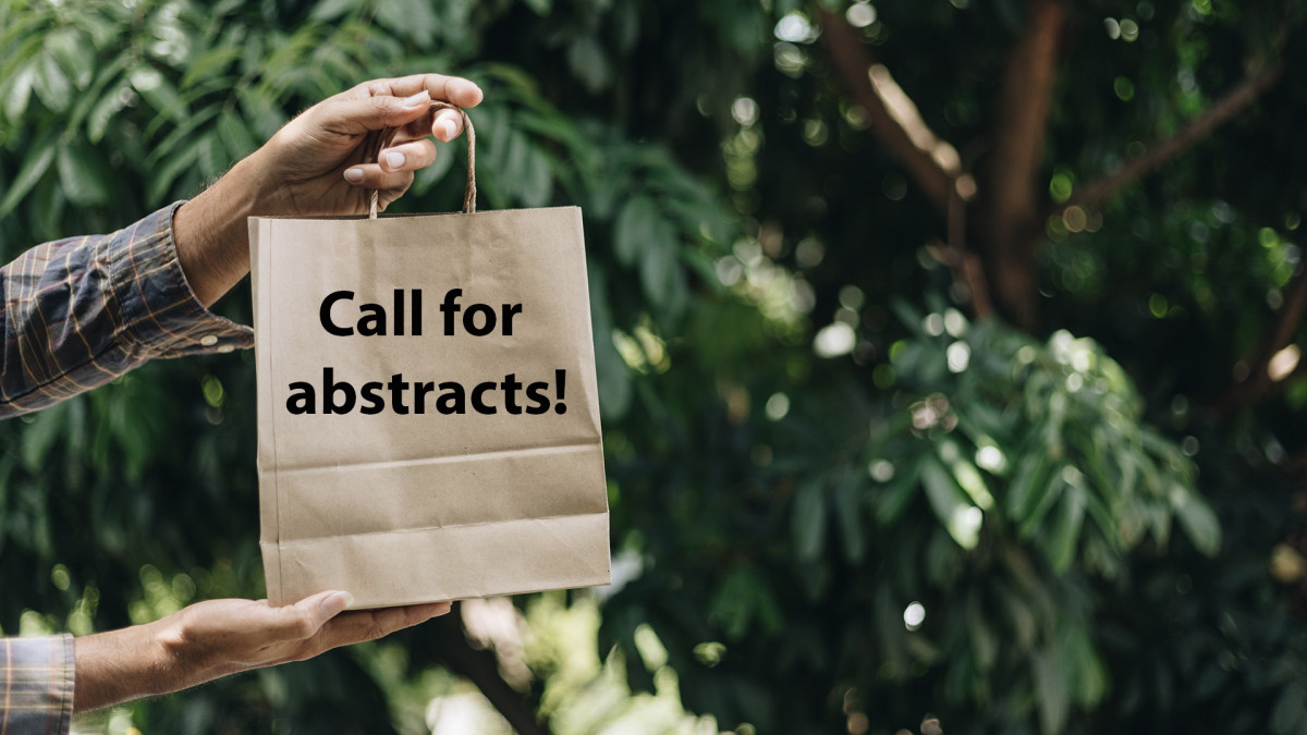 Pappersåse med texten call for abstracts